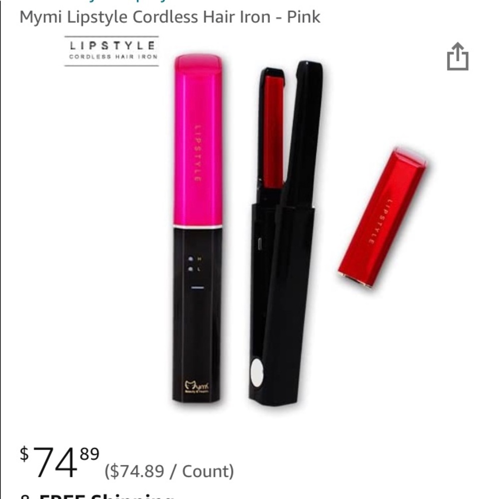 Cordless & rechargeable flat iron-NWOT